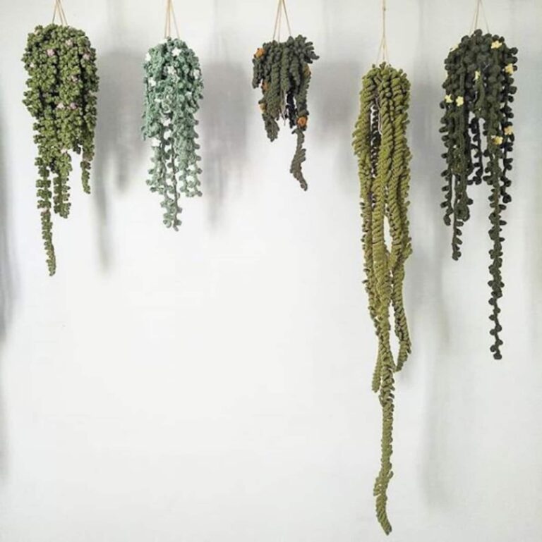 crochet hanging plant patterns