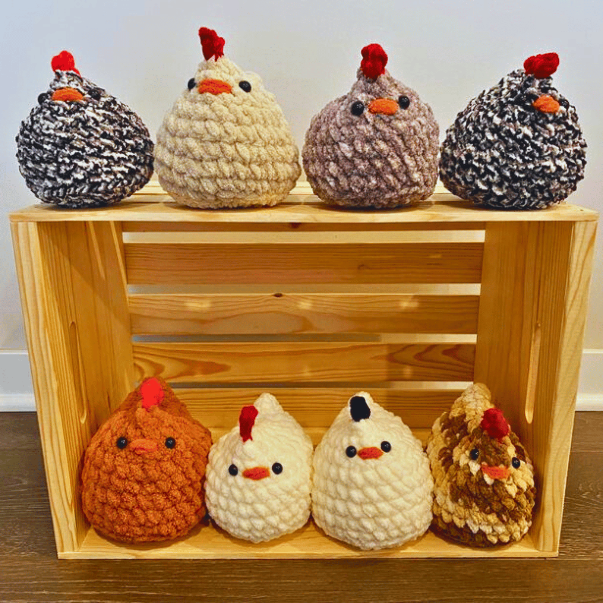 Sunny Clucker chicken crochet pattern