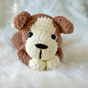 Puppy-Snuggler-Crochet-Pattern-Dog-Knotted-Lovey
