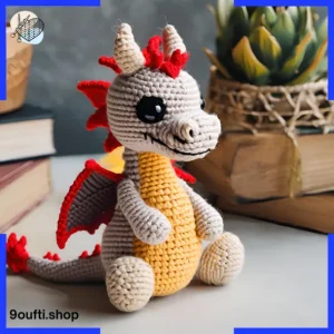 dragon amigurumi toy