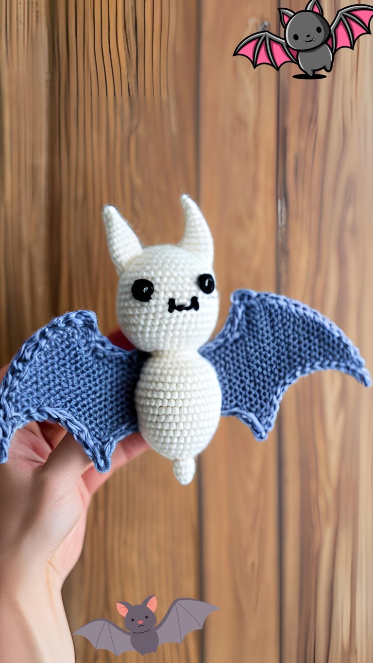 crochet bat