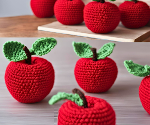 crochet apple