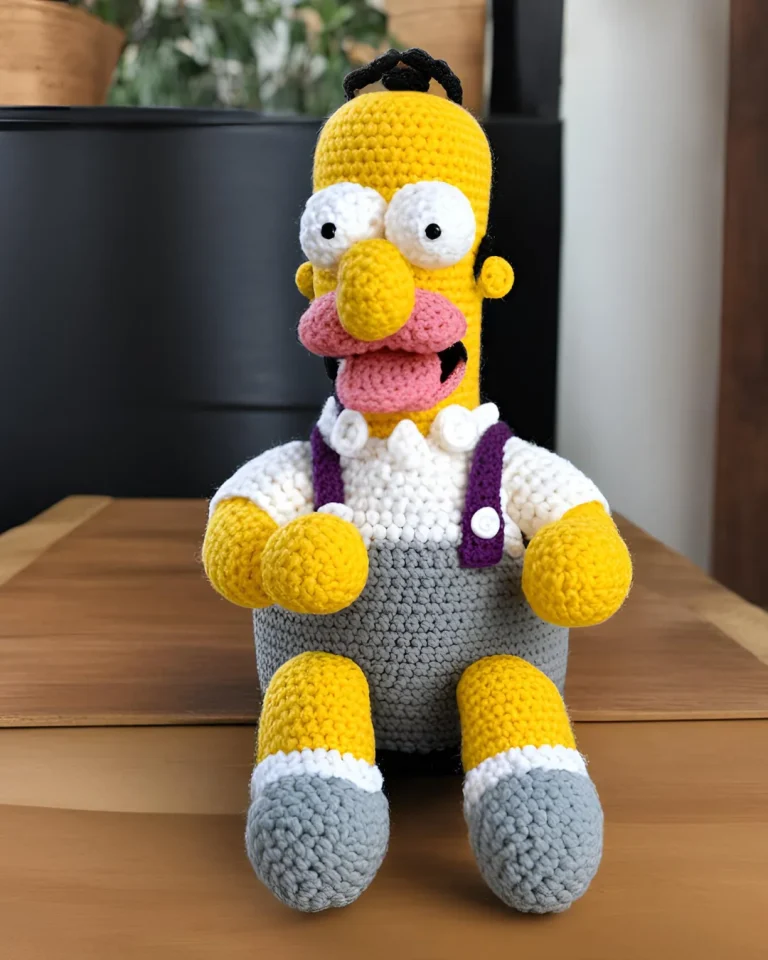 Homer Simpson crochet pattern