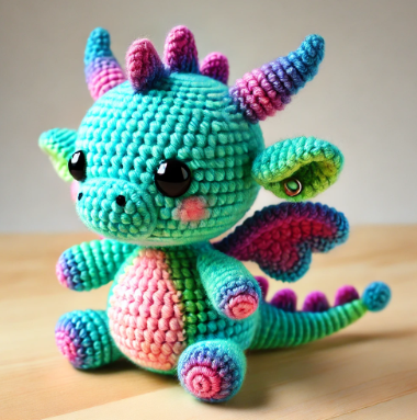 Fairy Dragon Amigurumi Crochet Pattern