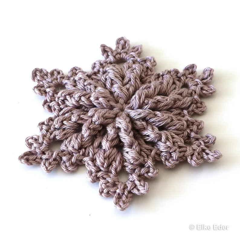 Crochet Snowflake Pattern