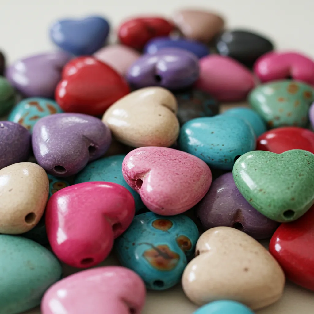 Stunning Heart Beads for Jewelry Making & Crafts