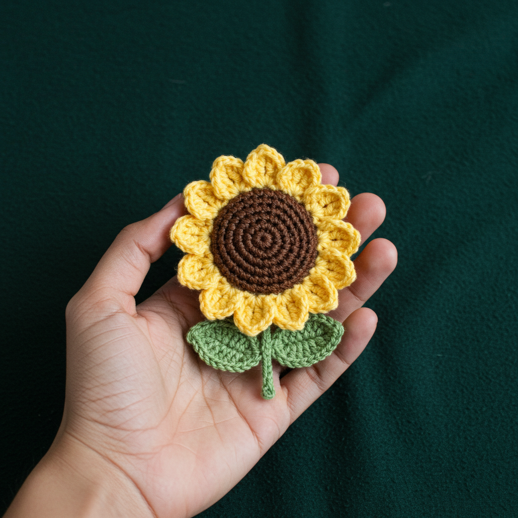 Crochet Pattern Blog Post: Sunflower Crochet Pattern 🌻